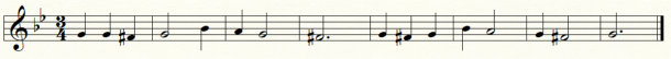 Lullaby melody
